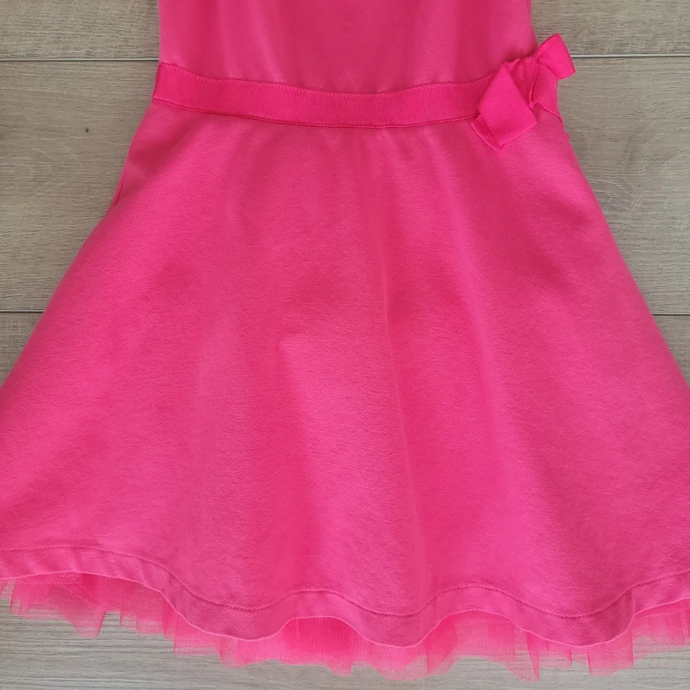 Gap Kids Girls Pink Tulle Skirt Party Dress Size S 6-7 Balletcore Pink